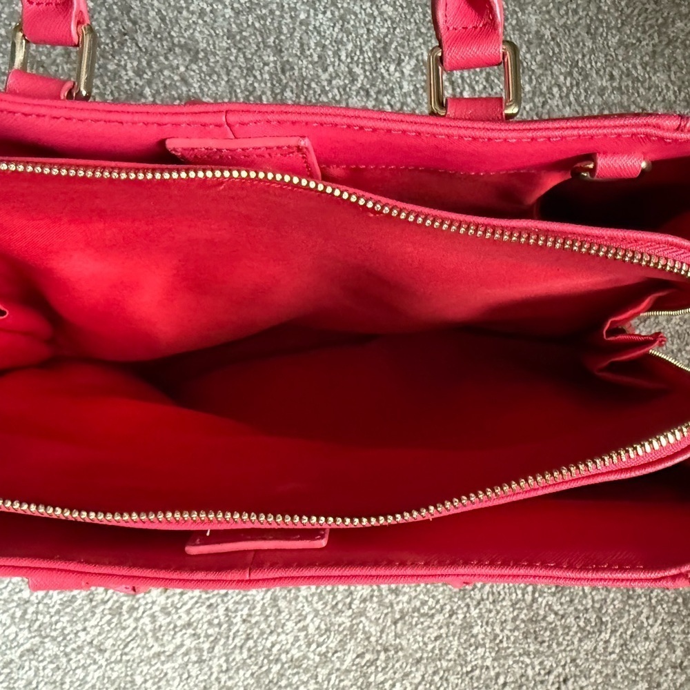 Danier Pink Tote Bag with Structured Design and Saffiano Finish - Picture 9 of 16